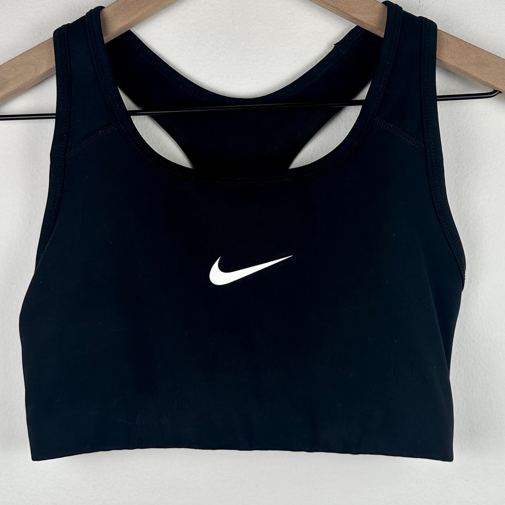 Nike Women's Dri-Fit Victory Compression Black Activewear Gym Running Bra Small